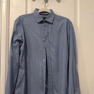 Zara Blue Dress Shirt Classic Fit